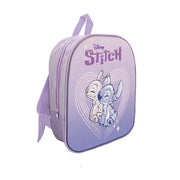 Trade Shop - Zaino Zainetto In Tessuto Stitch E Angel 32 Cm Con Zip Per Scuola Tempo Libero 674129a -