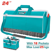 Borsa porta attrezzi da 25kg con telaio rigido e tracolla TOTAL - THT16241