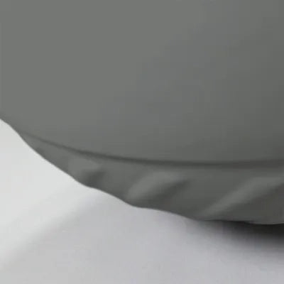 Lavabo da appoggio 33 cm grigio cemento con rilievi sul fondo  Logos