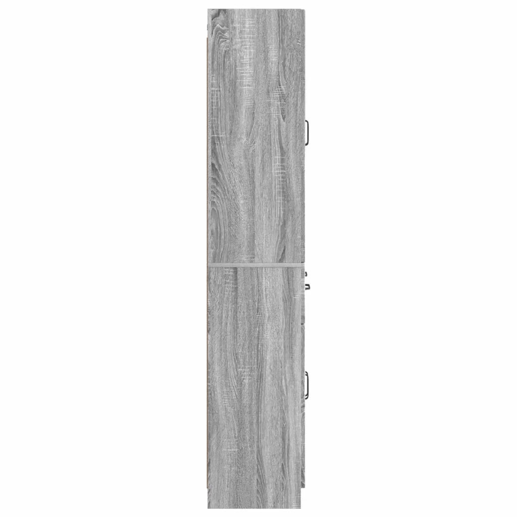 Set di armadi 2 pcs Sonoma grigio Legno ingegnerizzato 3416994