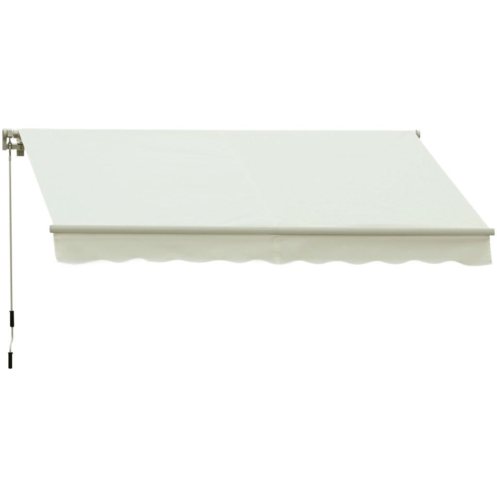 Tenda da esterno retrattile 295x245 cm ¨C zephmum ¨C crema, alluminio e poliestere