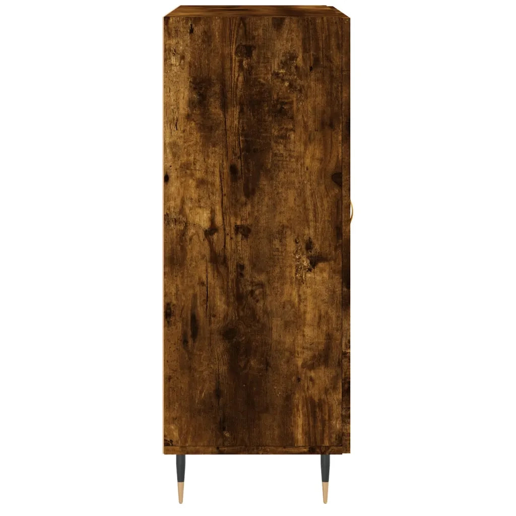 Credenza | Madia | Buffet da pranzo | Armadio da pranzo Rovere Fumo 69,5x34x90 cm in Legno Multistrato