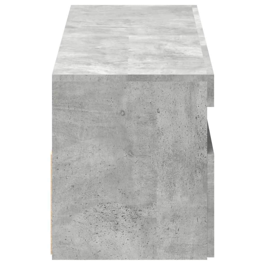 Mobile TV multimediale scaffale TV credenza mobile TV per sala da pranzo soggiorno camera da letto con luci LED 2 pezzi 60 x 35 x 40 cm grigio 02_0028847