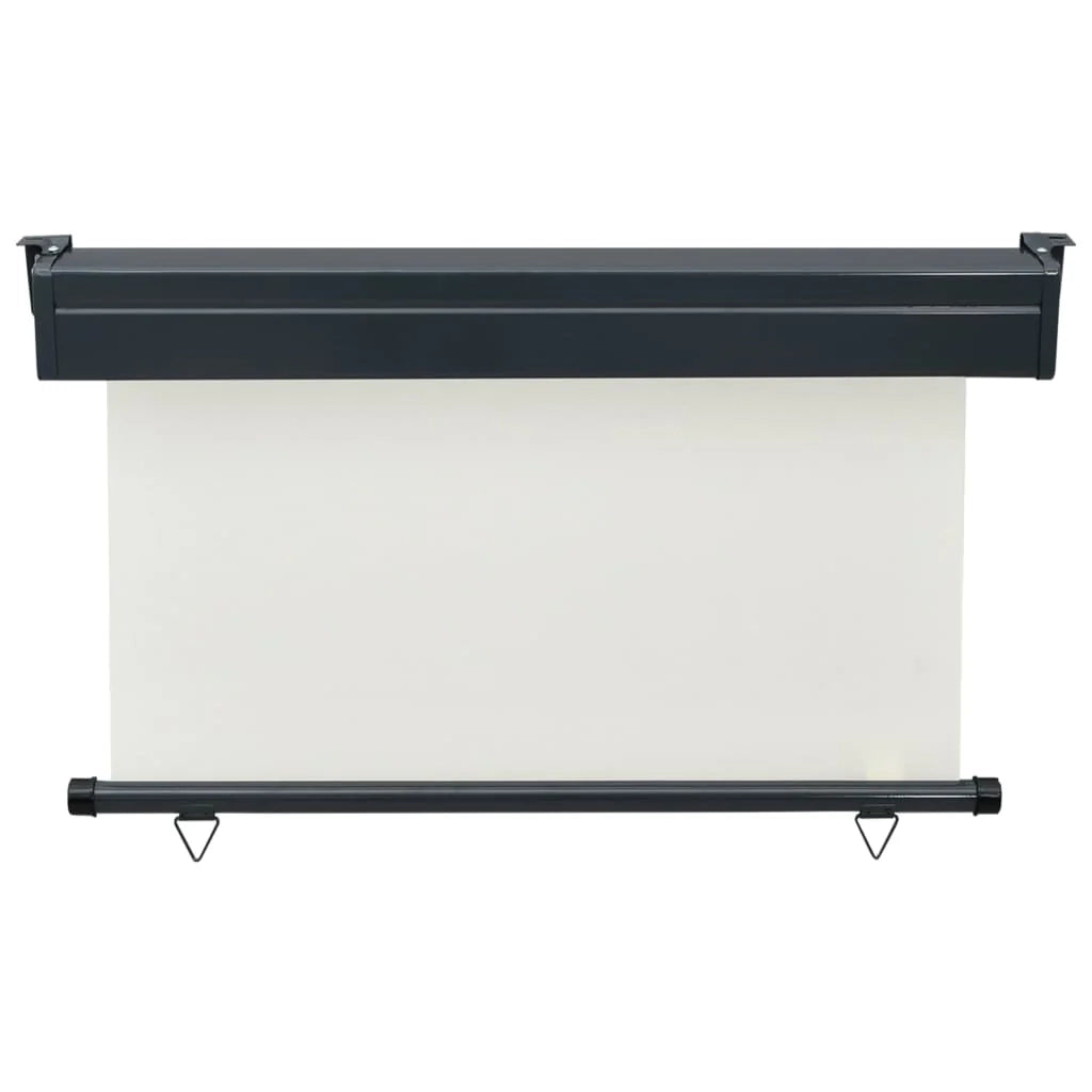 Tenda da sole laterale retrattile/schermo privacy per patio giardino terrazza balcone 120 x 250 cm crema 02_0007008