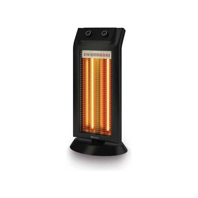 Olimpia Splendid 99579 stufetta elettrica Interno Nero 1100 W Riscaldatore ambiente elettrico a infrarossi