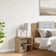 Comodino Rovere Artigianale 40x30x40 cm in Legno Multistrato 856528