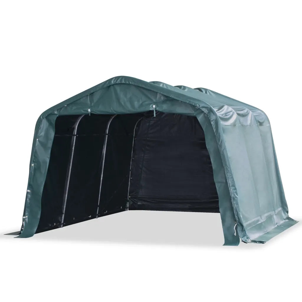 Tendone Bestiame Rimovibile PVC 550 g/mÂ² 3,3x4,8 m Verde Scurocod mxl 96411