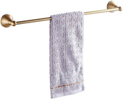 Sostegno asciugamani - Antico ottone - Montaggio a muro - 60 cm - Bronzo sbalzato