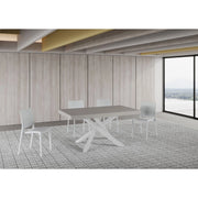 Tavolo allungabile 160/264x90 cm Volantis Premium telaio Bianche - Cashmere