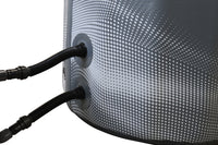 Piscina in Drop Stitch per Bagni di Ghiaccio con Kit Chiller 170x92x67A cm NetSpa Jarvi Grigio