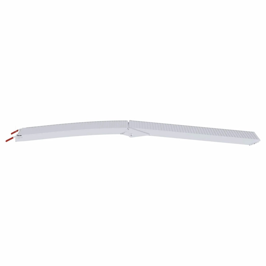 Rampe per moto 680 kg 2 pcs Argento 205 x 28 x 5 cm Alluminio 42021089