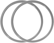 Afdichting Vervangend per 2 - Afdichtingen in Silicone - Resistent al Calore - Sicuro per l'Alimentazione - Compatibile con Pannelli Cottura Rapida - Diametro 22 cm - Anello in Silicone