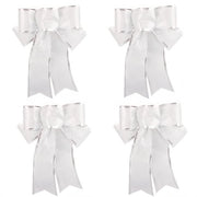 Set di 6 Basi di Albero di Natale con Effetto Luccichio per Decorazioni