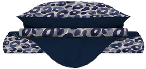 Copripiumino 1 Piazza e Mezzo con Federe Stampato in Microfibra Wild