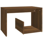 Tavolino | Tavolo laterale Rovere Marrone 59x36x38 cm in Legno Multistrato