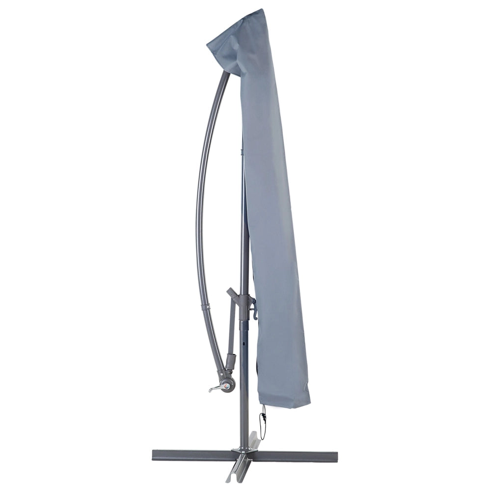 Copertura impermeabile per Ombrellone Tessuto Spalmato PVC Grigio 203 cm