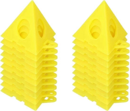 Kit di supporti per pennello per canvas e porta - 20 pezzi - Ideale per progetti artistici - Translucido