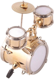 Drumset Miniaturo Replica - Decorazione per Bambini - Alta Qualità - Drum Ornamento per Regalo - Replica di Batteria - Decorazione per Casa - Oggetto Decorativo per Bambini - Modello di Batteria in Miniatura