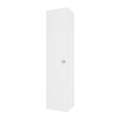Colonna bagno sospesa 136h cm bianco lucido anta reversibile