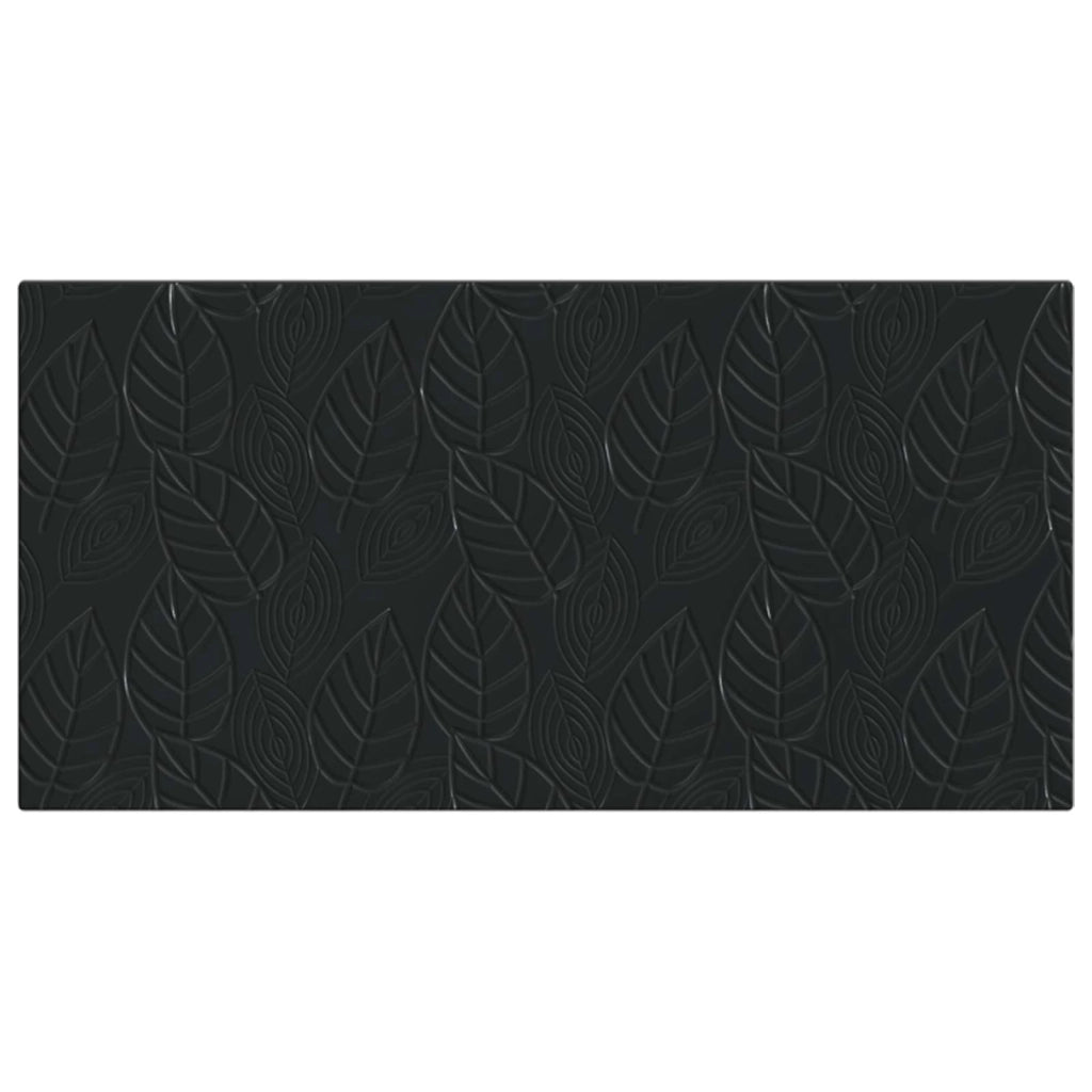 Testiera da Muro DELFT Nero Legno ingegnerizzato 897196