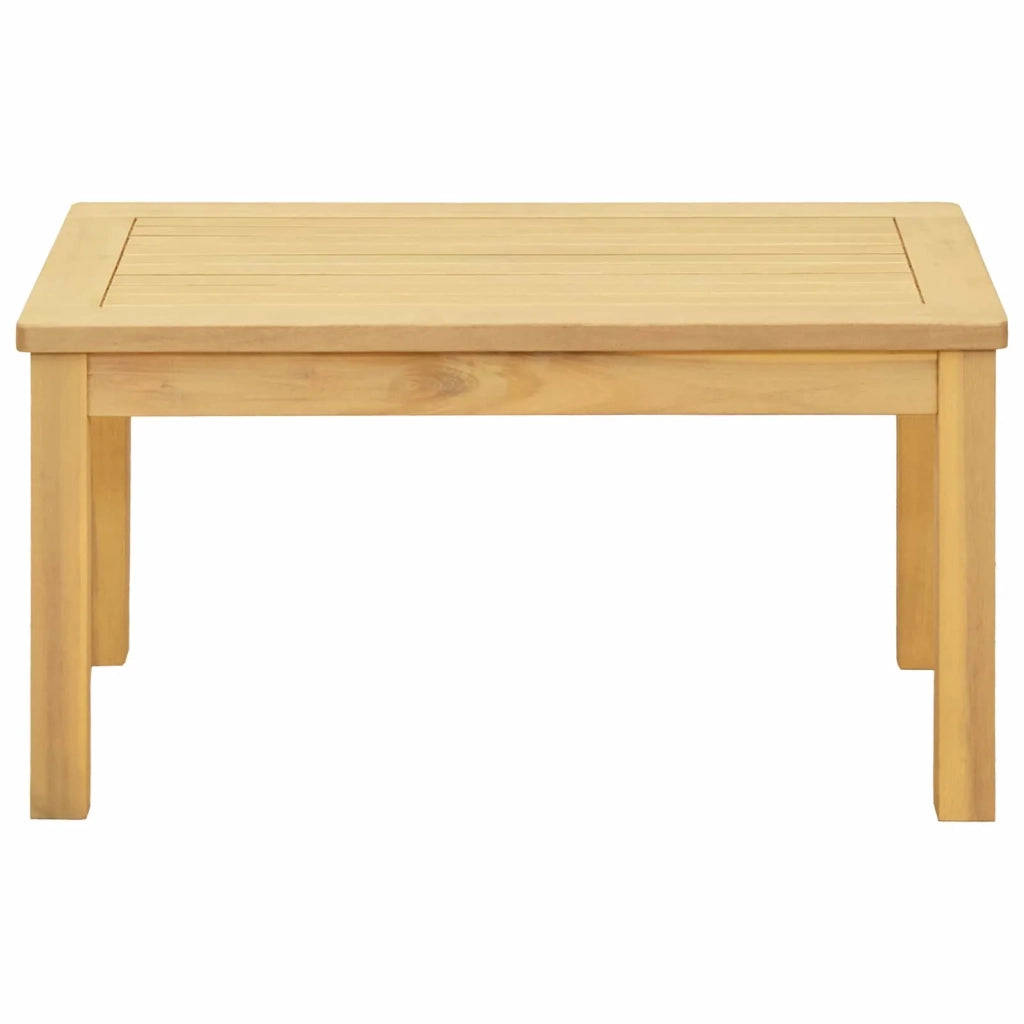 Tavolino da salotto Acacia chiaro 70 x 40 x 36 cm