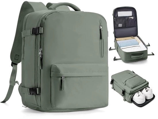 Borsa a mano da viaggio per aereo 45x36x20 cm, borsa a mano per sedia dell'aereo, borsa da viaggio per donna, borsa a mano per aereo, borsa da viaggio per uomo, impermeabile, per laptop da 15,6 pollici