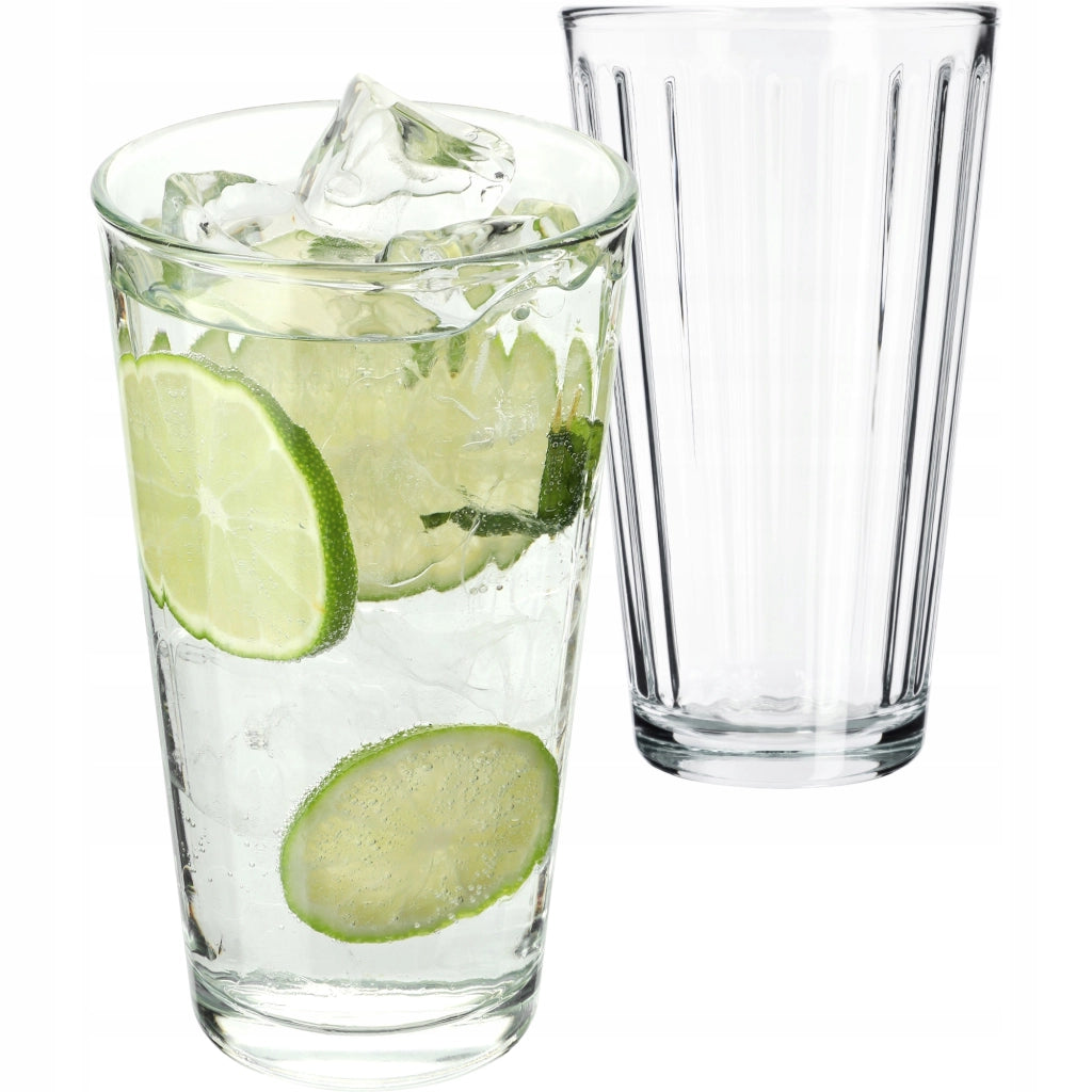 Bicchiere KADAX per bevande, succhi, acqua, bicchiere letterario, alto, 360 ml
