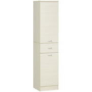 EasyComfort Mobile Bagno in Legno con Cassetto, 2 Armadietti e Ripiani Regolabili, 34x34x150 cm, Color Legno