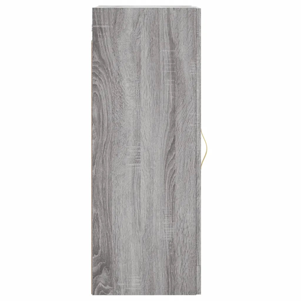 Mobile a Parete Grigio Sonoma 34,5x34x90 cm Legno Multistrato 835024