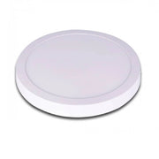 Trade Shop - Pannello Plafoniera Led 18w Tondo Pvc Luce Bianco Caldo Freddo Naturale P22 - -bianco Caldo      -