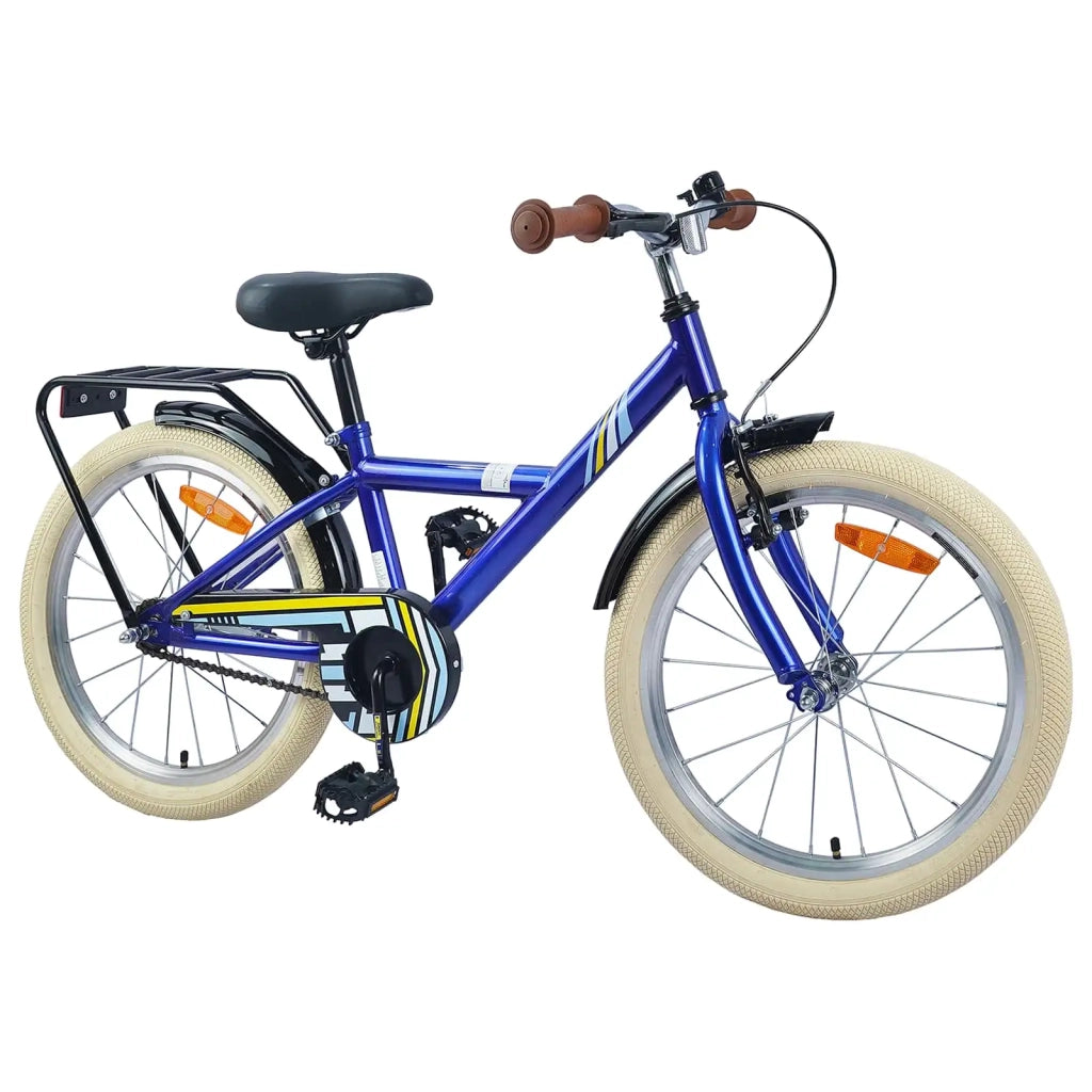 Bicicletta per Bambini 24 Pollici per 8-12 anni Blu Scuro