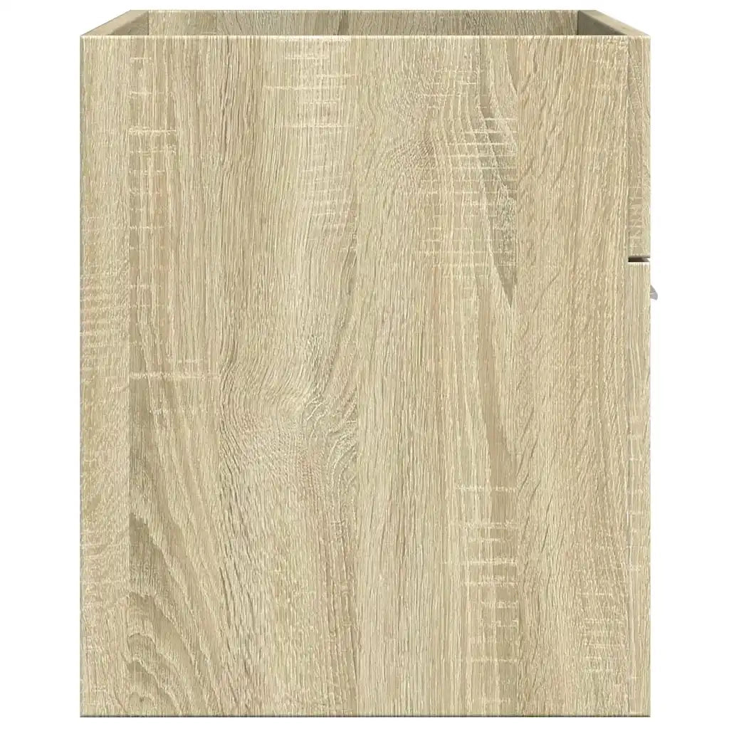 vidaXL Mobile Sottolavabo Rovere Sonoma 80x38,5x46cm Legno Multistrato