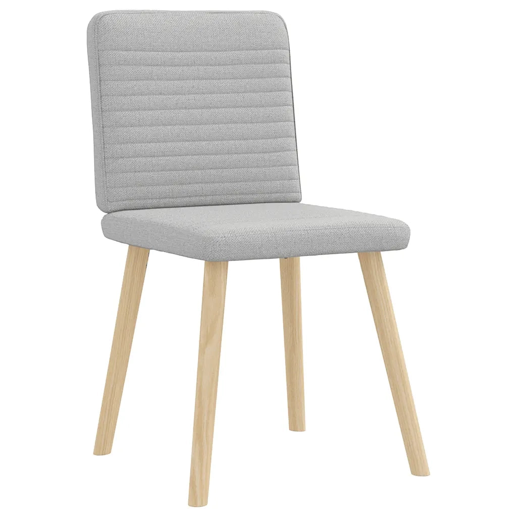Sedie da Pranzo 2 pz Grigio Nuvola in Tessuto 4101153