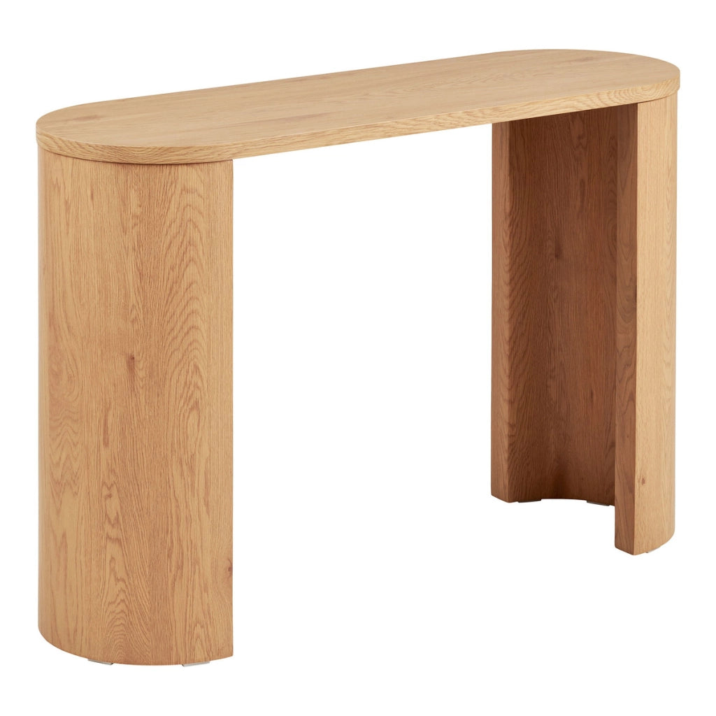 Tavolo Consolle Bibione, Marrone, MDF, 114x38x75 cm