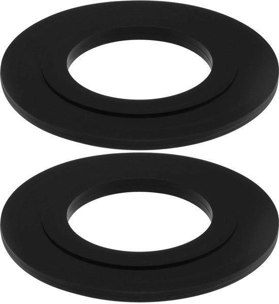 Due Gomme di Aria per Aria - 2 Pezzi - Diametro Esterno 54 mm - Diametro Interno 28 mm - Aria per Aria per Toilet - Materiale Resistente - Prevenzione di Perdite - Gomma di Aria per Aria