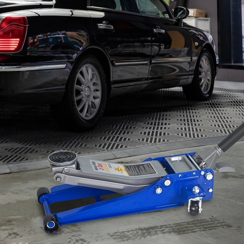 Transpallet Elettrico con Doppia Pompa ¨C MINIMAL ¨C 3 Tonn, Blu/Argento