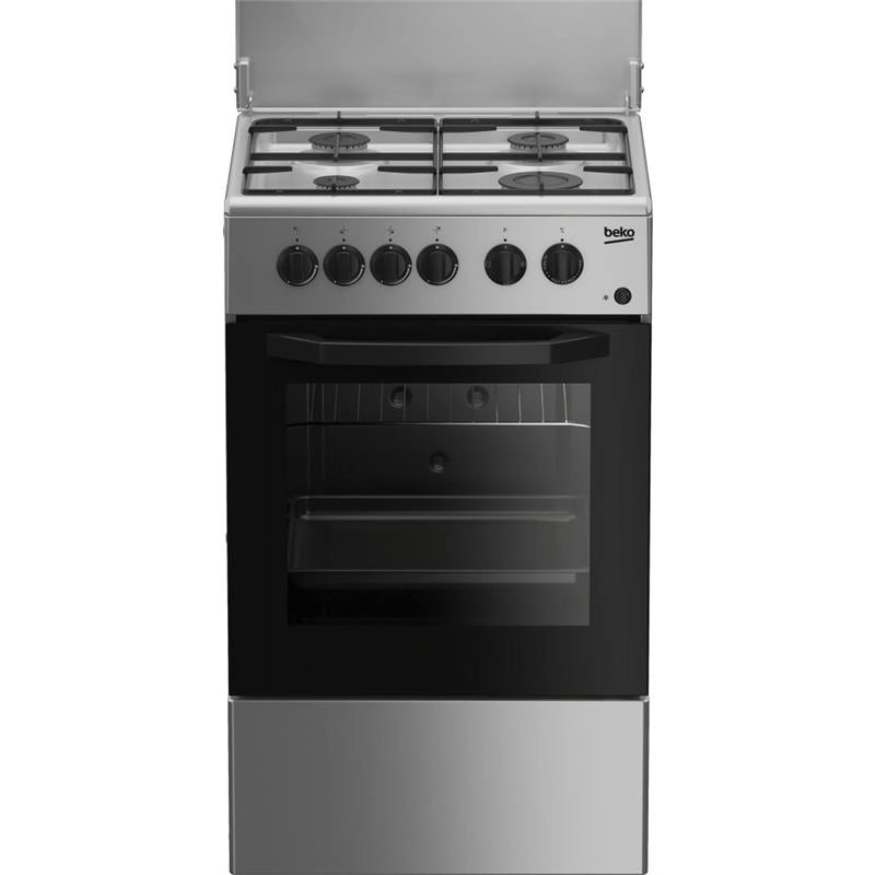 BEKO CSS42014FS CUCINA + FORNO ELETTRICO STATICO 50X50 + 4 FUOCHI A GAS CLASSE A
