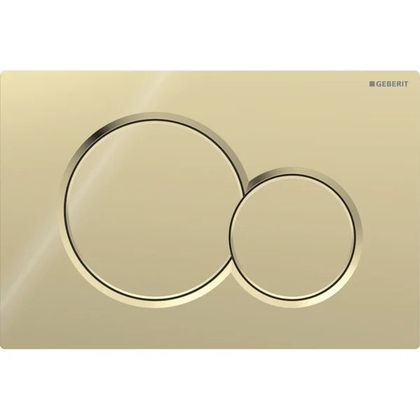 PLACCA DI COMANDO MOD. SIGMA01 GEBERIT Ottone Lucido