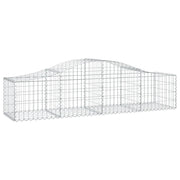 Cesto Gabbione ad Arco 200x50x40/60 cm Ferro Zincato