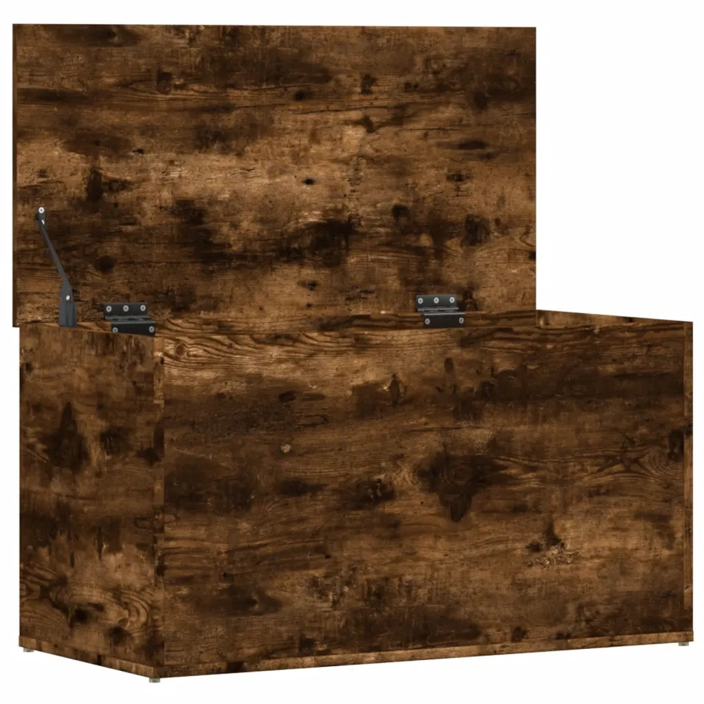 Cassapanca Rovere Fumo 84x42x46 cm in Legno Ingegnerizzato cod mxl 48701