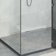 Scarico Doccia da Parete Argento 90 cm Acciaio Inox 304 42015995