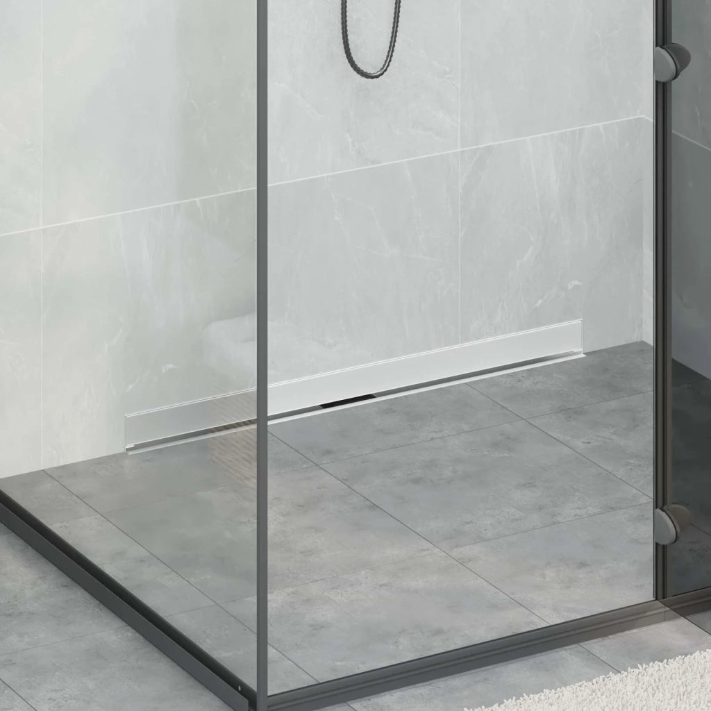 Scarico Doccia da Parete Argento 90 cm Acciaio Inox 304 42015995