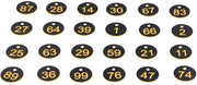 Etichette ronde per apiario in ABS durevole, 100 pezzi, con numerazione sequenziale e segni per vee.