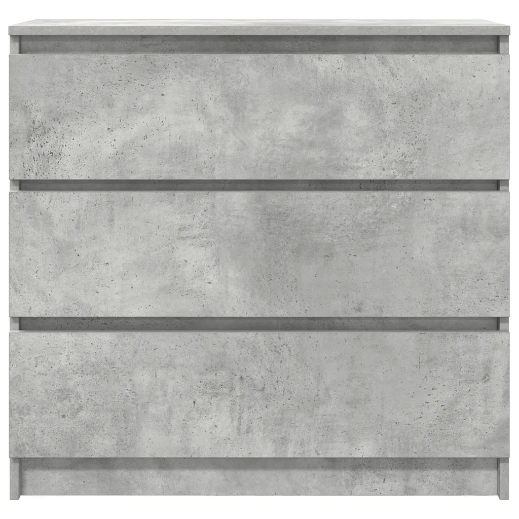 Credenza | Madia | Buffet da pranzo | Armadio da pranzo Grigio Cemento 80x35x76 cm in Legno Multistrato