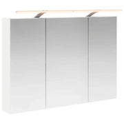 Mobiletto per specchio da Bagno | Armadio da bagno Bianco 100 x 14,5 x 70 cm