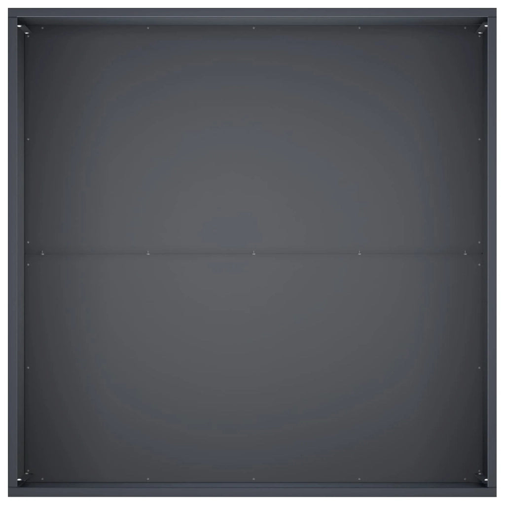 Vaso da giardino Antracite 100 x 100 x 40 cm 8005124