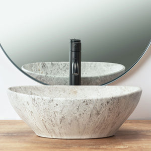 Lavabo Da Appoggio Rea Sofia Light Stone