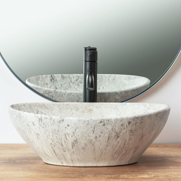 Lavabo Da Appoggio Rea Sofia Light Stone