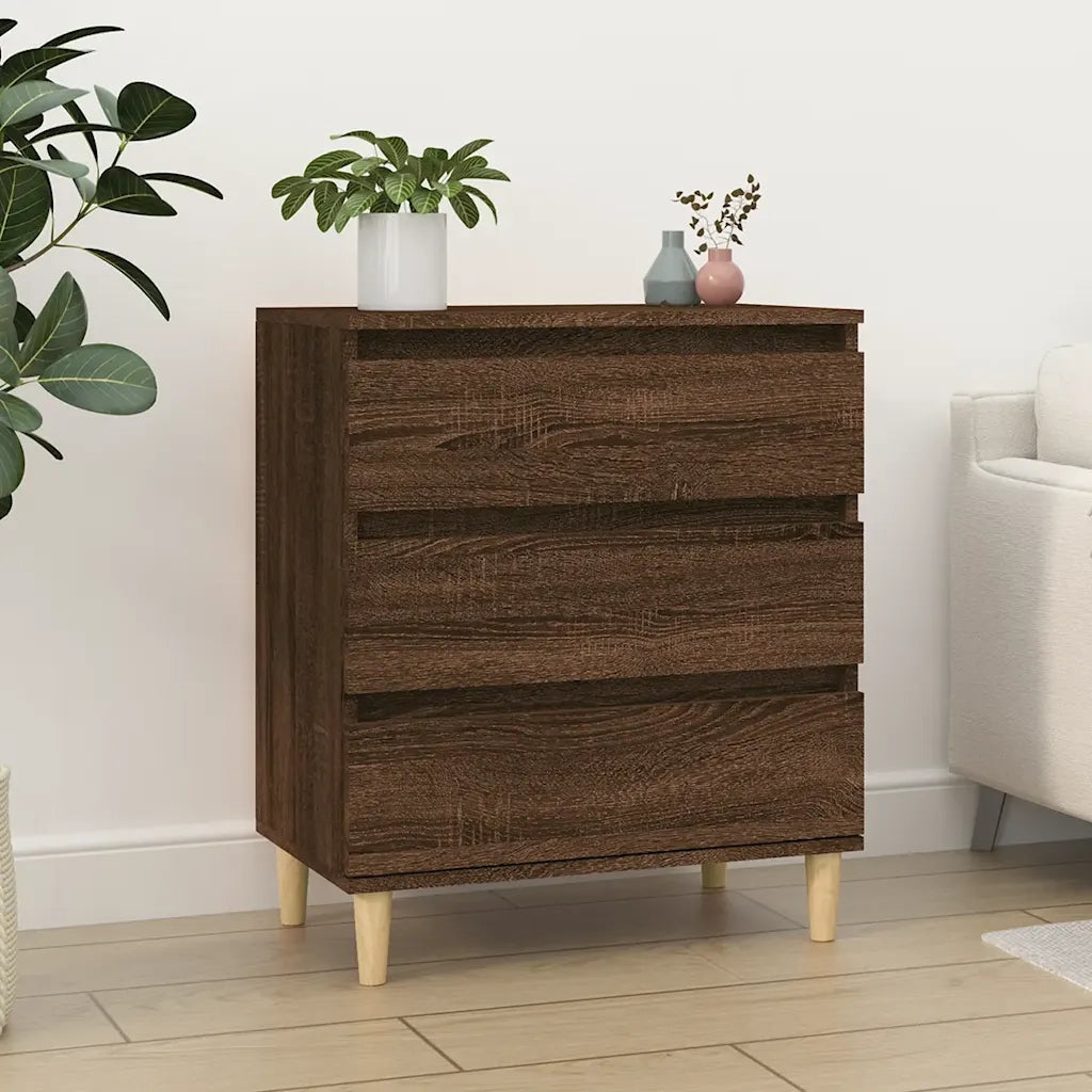 Credenza-Buffet-Armadio da cucina Rovere Marrone 60x35x70 cm in Legno Multistrato 143533