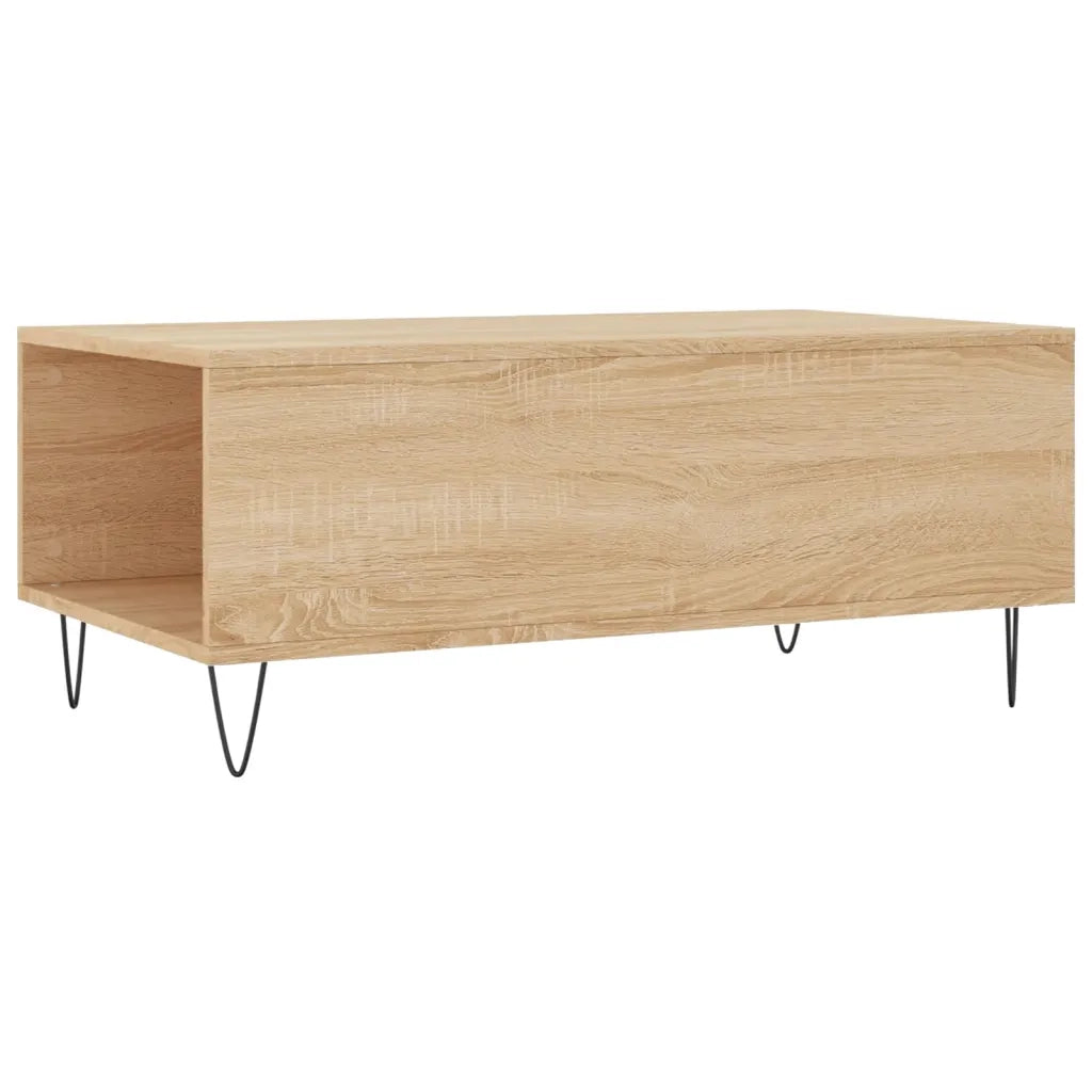Tavolino Salotto-Tavolino da soggiorno-Tavolo Rovere Sonoma 90x50x36,5 cm Legno Multistrato 599979